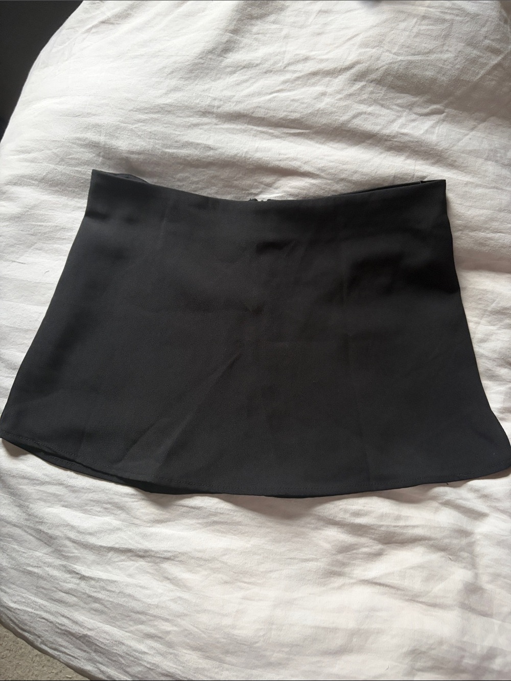 Micro mini black skirt